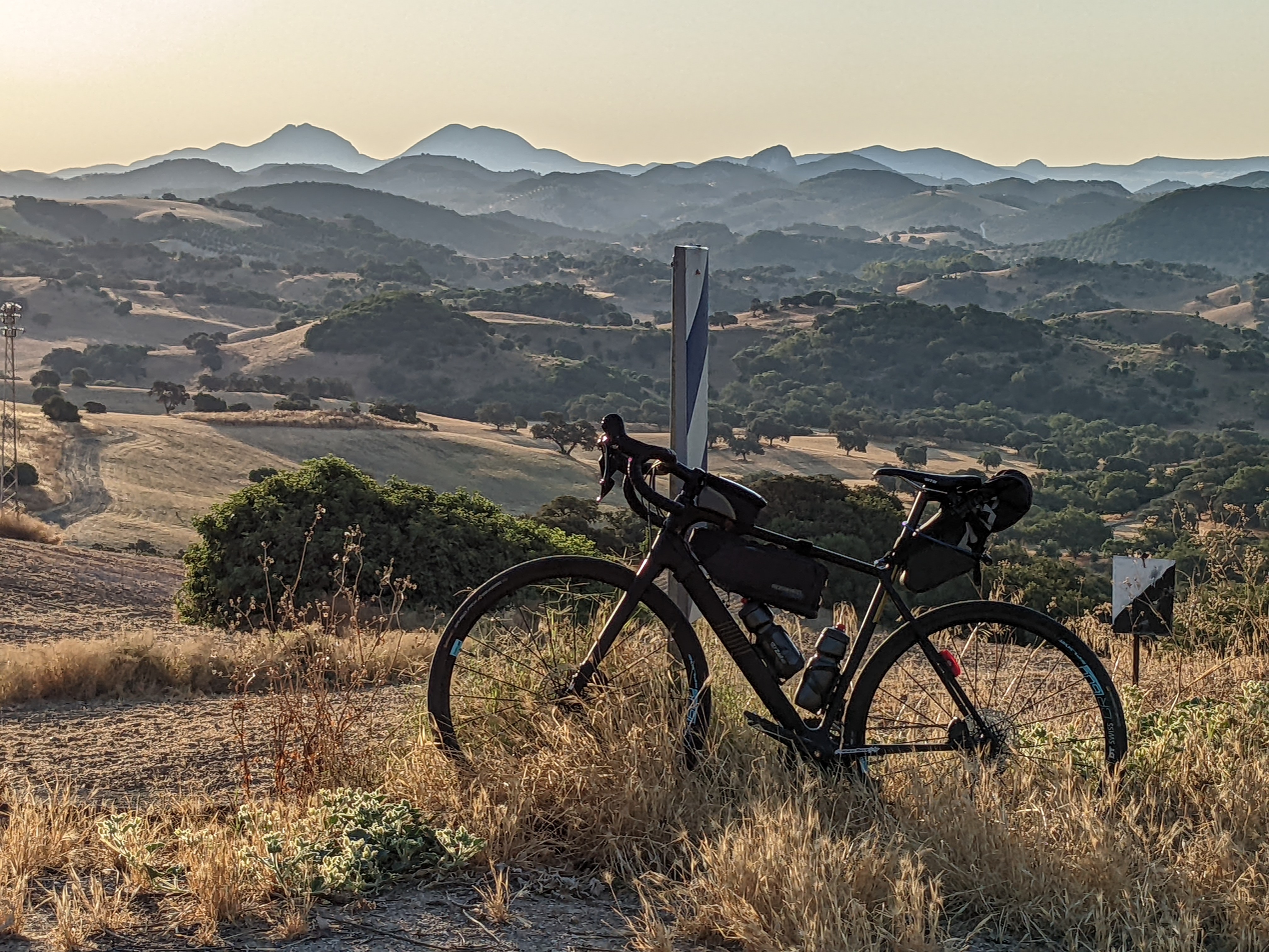 Cycling to Montellano, Central Andalucia