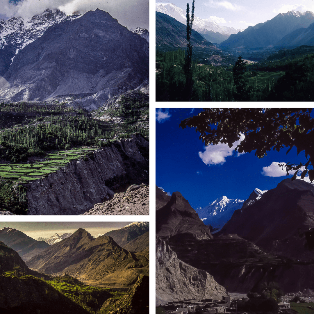 Karakoram mountains around Hunza