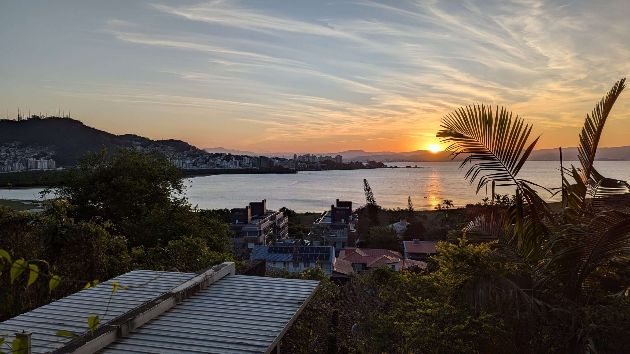 Skyline of Florianopolis, Ilha Santa Catarina, Brazil