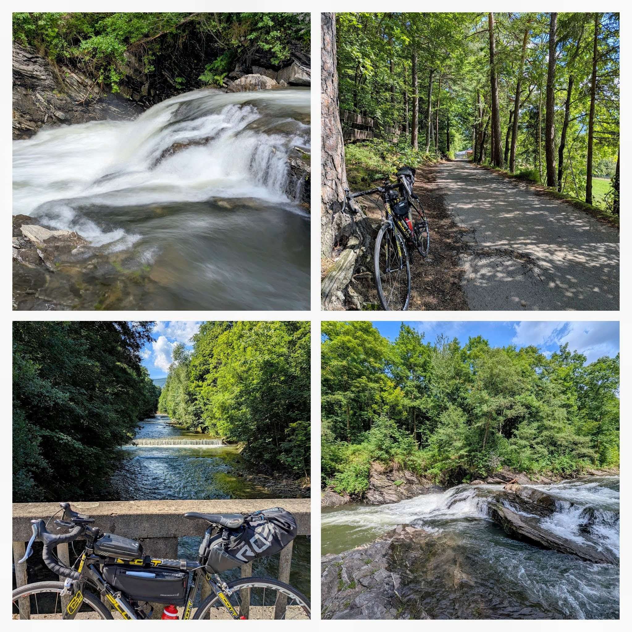 Ride in Beskydy mountains: Ostravice River, deep forest in Vysalaje