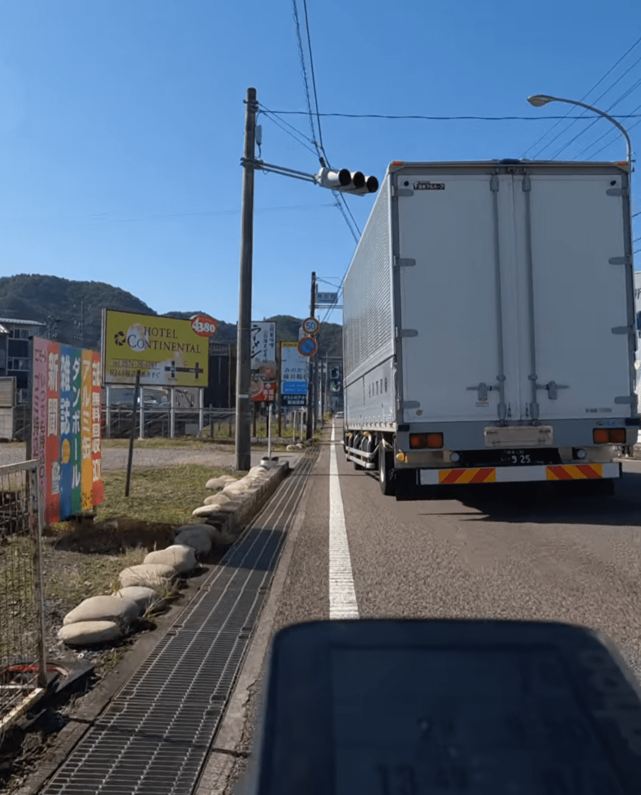 Much of the riding happens on narrow shoulders or faded edge lanes.